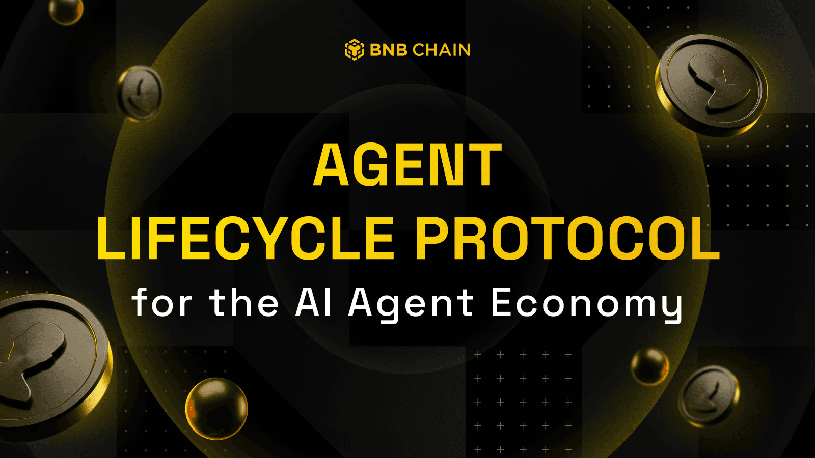 Agent Lifecycle Protocol announcement artwork. Source: BNB Chain.